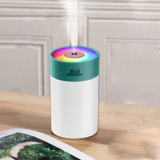 Humidifiers for Bedroom, USB Humidifier with Colorful Lights, Quiet Cool Mist Humidifier for Bedroom and Office, Plants, Easy to Clean